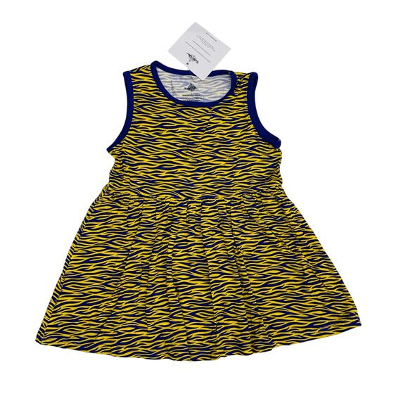 NWT Belle Cher 4T Tiger Stripe Dress - Picture 1 of 4